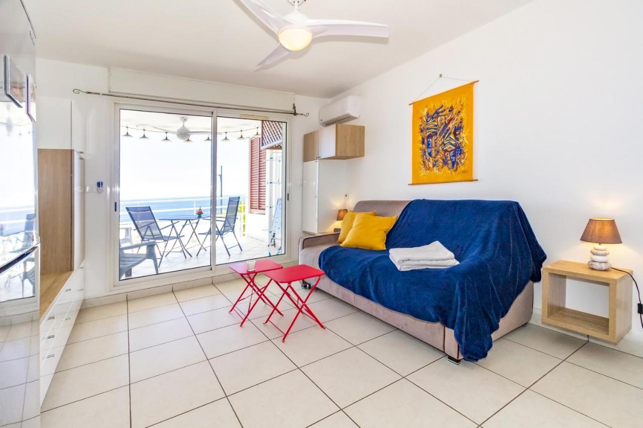 Oceanides - Studio Renove Avec Magnifique Vue Mer - Saint-Gilles-Les-Bains Exteriör bild